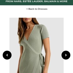 Ever New Sage Ribbed Knit Top